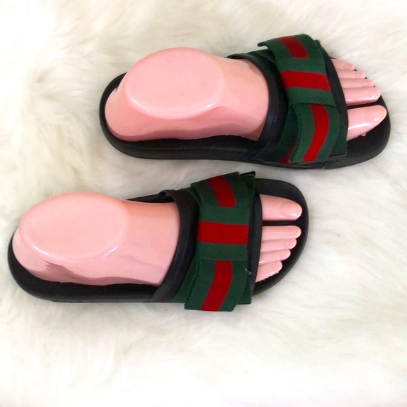 Gucci Women's Satin Web Sylvie Bow Slides Sz 36 - Picture 4 of 13